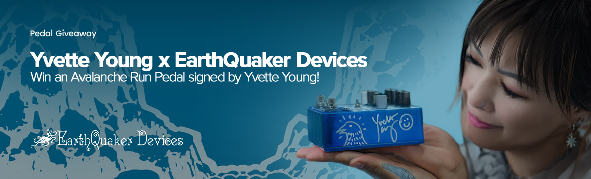 EarthQuaker Devices pedal signed by Yvette Young giveaway