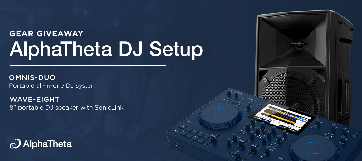 Win to Spin: The AlphaTheta DJ Setup Giveaway with Omnis-Duo and Wave-Eight Speaker!