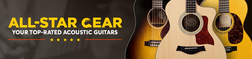 All-Star Gear: Your top-rated acoustic guitars