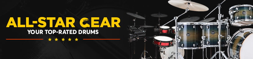 Our customers' favorite drum gear from Tama, Gretsch, Yamaha, Ludwig, Mapex, PDP and more!