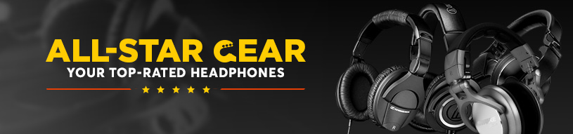 Best-rated headphones from Shure, Sennheiser, AKG, Audio-Technica, Neumann and more!