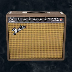 Fender Exclusive 65 Princeton Reverb Guitar Combo Amplifier Fudge Brownie