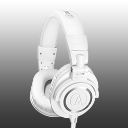 Audio-Technica ATH-M50x Headphones in White