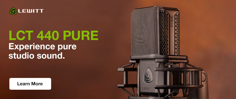 Lewitt - LCT 440 PURE. Experience pure studio sound. Learn more.