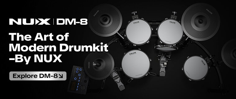 NUX DM-8. The art of modern drumkit -- by NUX