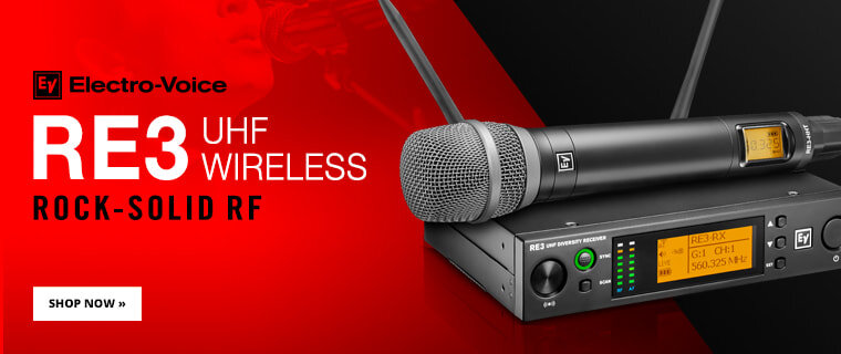 Electro-Voice RE3 UHF Wireless: Rock-Solid RF. Shop Now