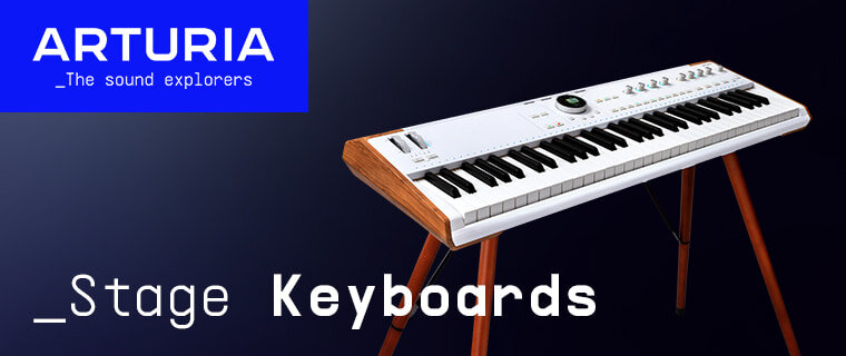 Arturia Stage Keyboards. Arturia - the Sound Explorers