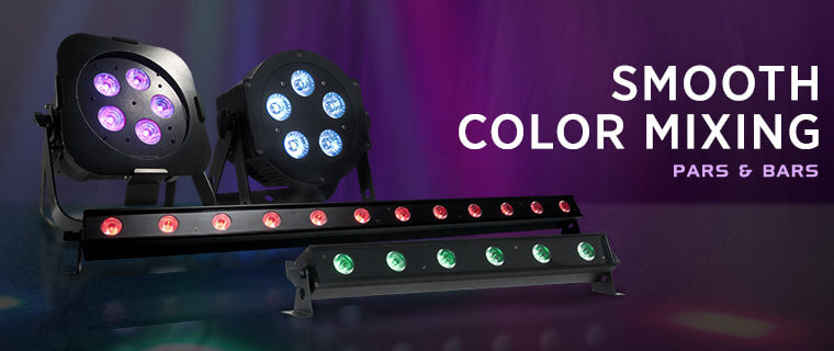 ADJ Pars and Bars: Smooth color mixing - Learn More