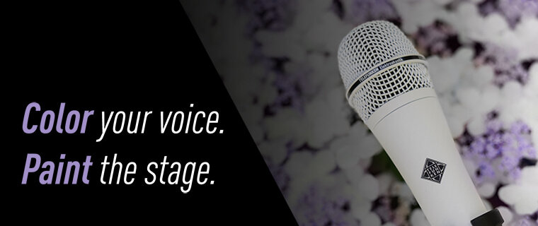 Telefunken M80 in White: Color your voice, paint the stage
