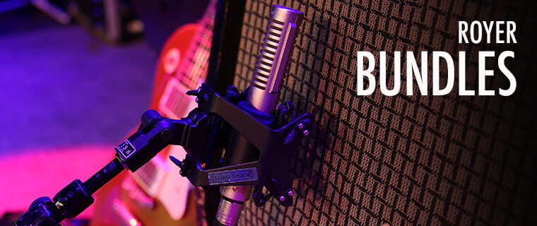 Royer microphone bundles. Shop our full selection at zZounds