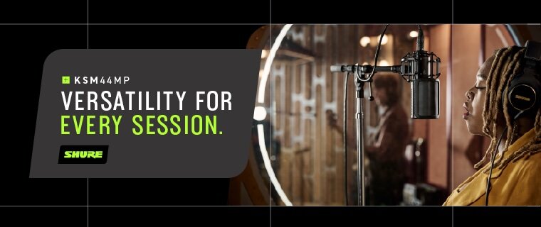 Shure KSM44MP Versatility for Every Session