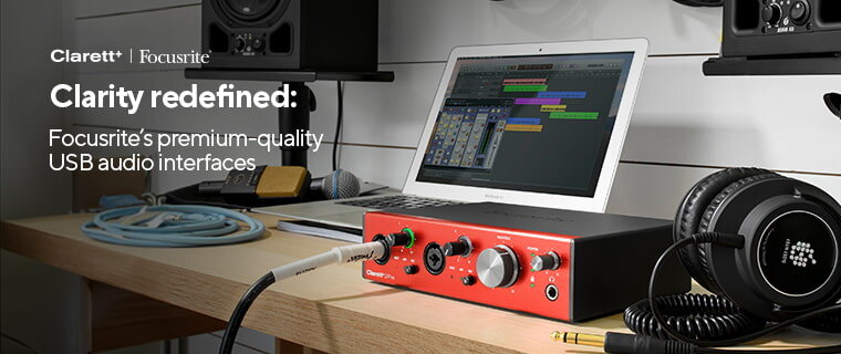 Focusrite - Clarett. Clarity redefined. Focusrite's premium quality USB audio interfaces.