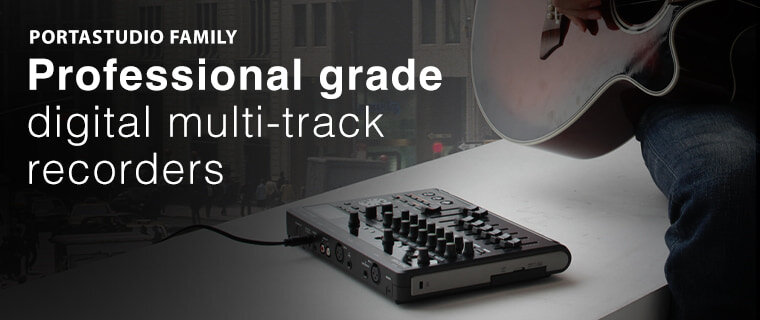 TASCAM - Portastudio Family: professional grade digital multitrack recorders