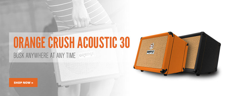 Orange Crush Acoustic 30 amp: Busk anywhere at any time. Shop Now
