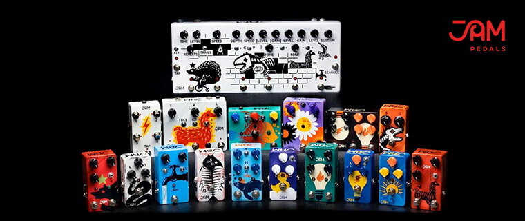 Jam Pedals - Image of Various Guitar Effects Pedals