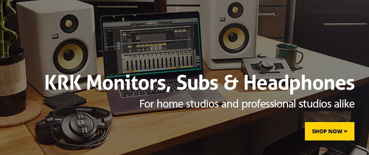 KRK Monitors, Subs, Headphones - Shop Now