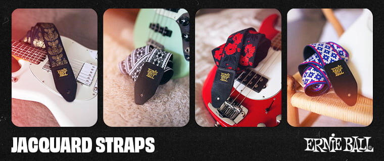 Ernie Ball Jacquard Guitar and Bass Straps