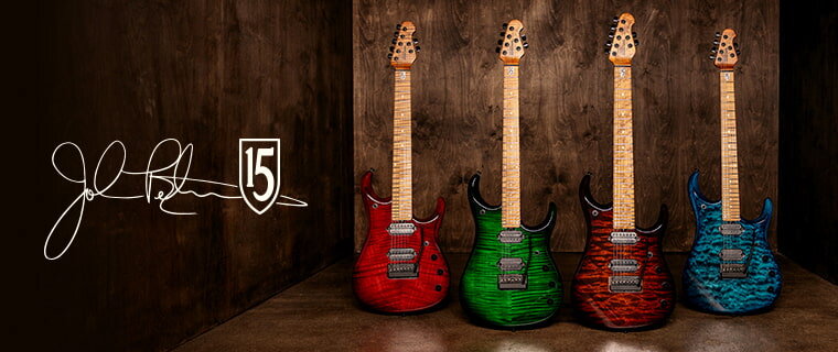 Ernie Ball Music Man - John Petrucci 15 Collection. Shop Now