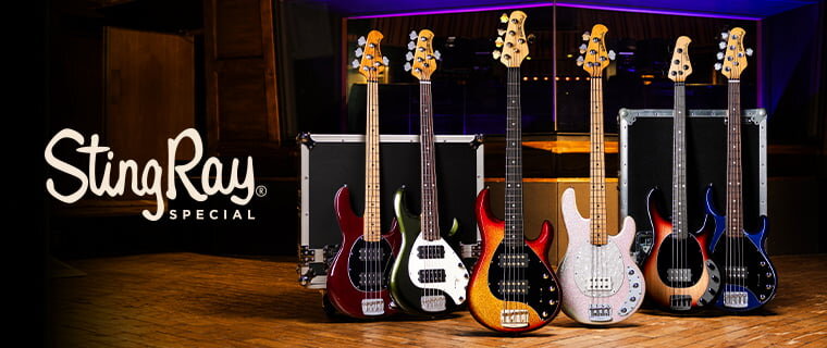 Ernie Ball Music Man - StingRay Special basses. Shop Now