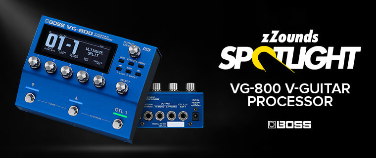 zZounds Spotlight - Boss VG-800 V-Guitar processor. Learn more
