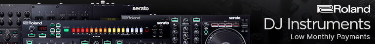 Roland DJ instruments: low monthly payments