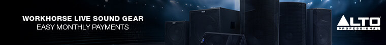 Alto Professional: Workhorse Live Sound Gear, Easy Monthly Payments