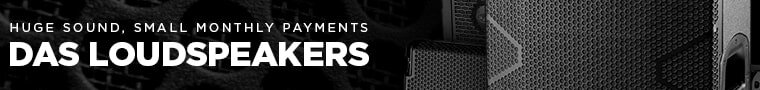 Huge sound, small monthly payments -- DAS Audio speakers