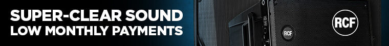 RCF: Super-clear sound, low monthly payments