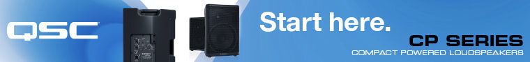 QSC - Start here.  CP series compact loudspeakers