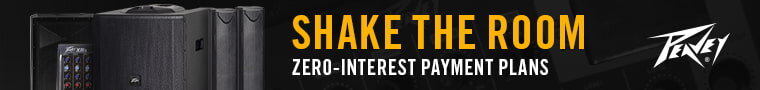 Peavey: shake the room.  Zero-interest payment plans