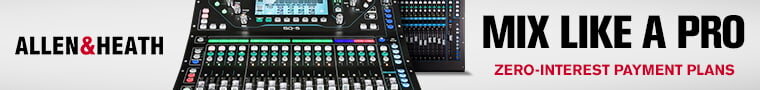 Allen and heath: mix like a pro, zero-interest payment plans