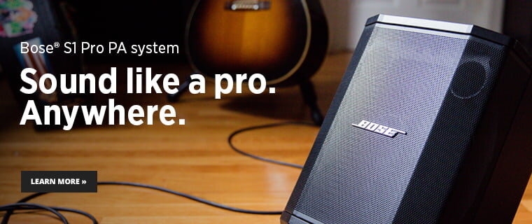 Bose S1 Pro PA System - Sound like a pro, anywhere. Learn more
