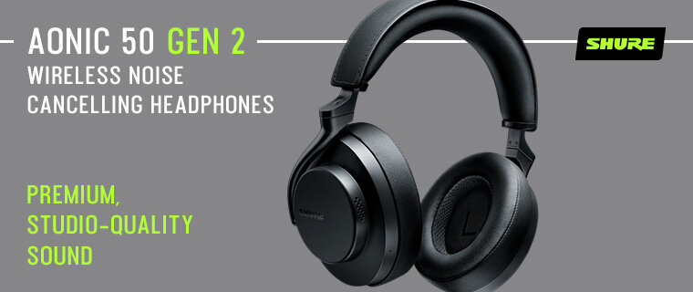 Shure - AONIC 50 Gen 2 Wireless Noise-Cancelling Headphones
