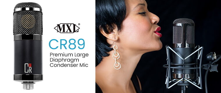 MXL CR89 - premium large diapgragm condenser mic