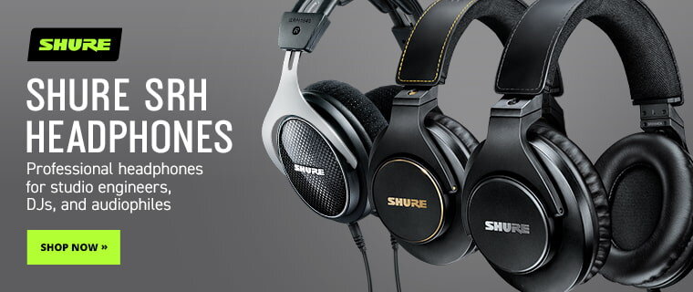 Shure SRH Headphones: Professional headphones for studio engineers, DJs, and audiophiles