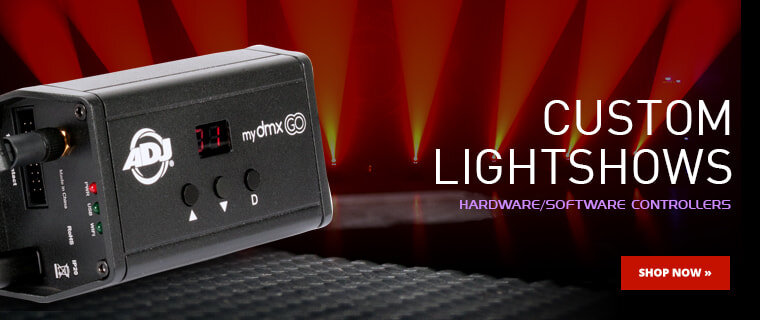 Custom lightshows - ADJ hardware and software controllers. Shop now