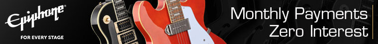 Epiphone: Low monthly payments, zero interest