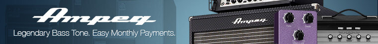 Ampeg: Legendary bass tone, easy monthly payments